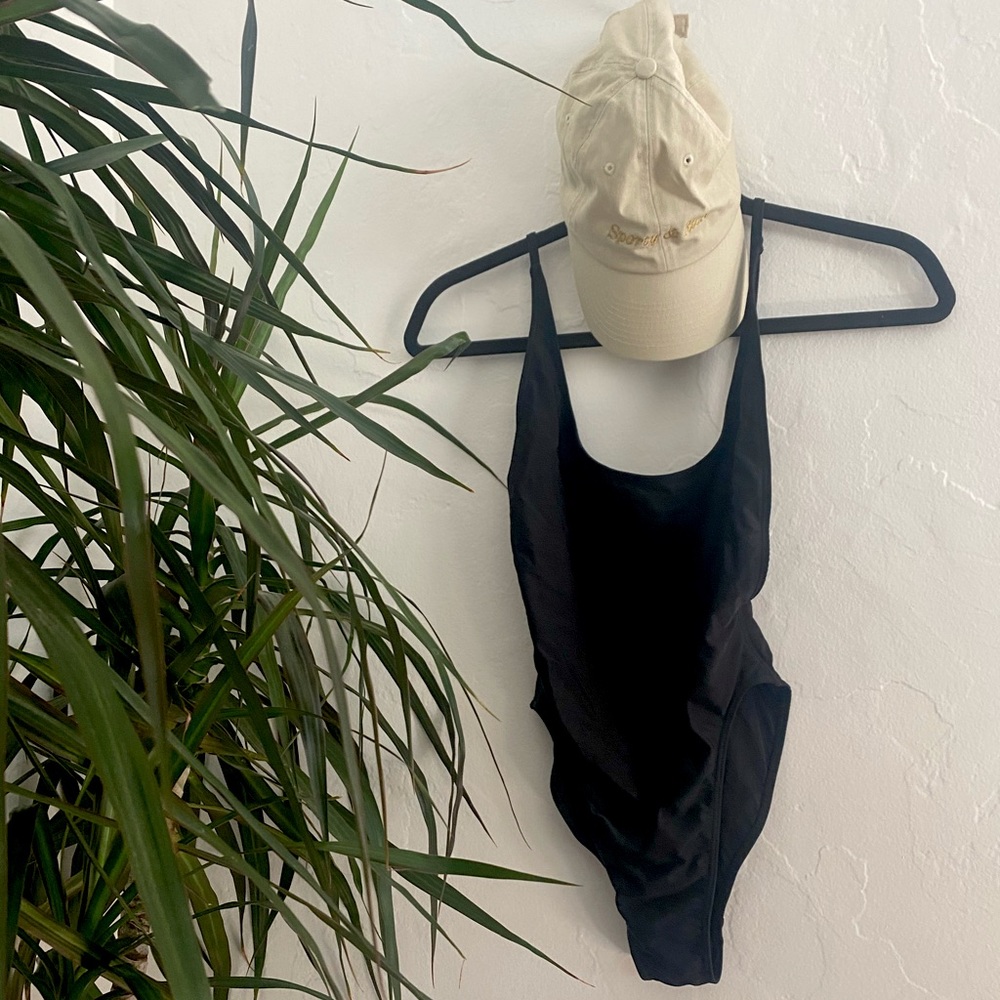 Black AA Swim Bodysuit One Piece